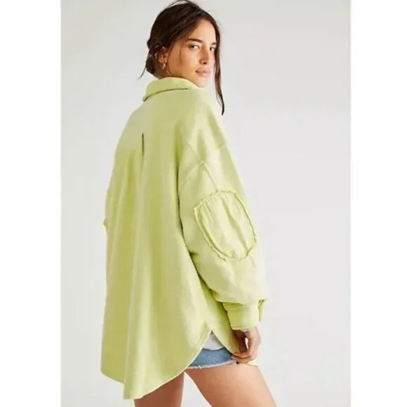 Free People - Ruby Jacket Shacket Oversized Fleece Jacket - Picture 2 of 8